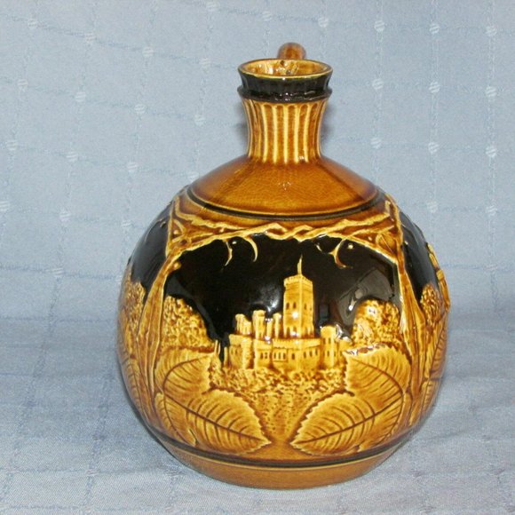 Vintage Liquor Decanter Set Mid-Century Ceramic Pottery Please Read Description - Picture 11 of 13